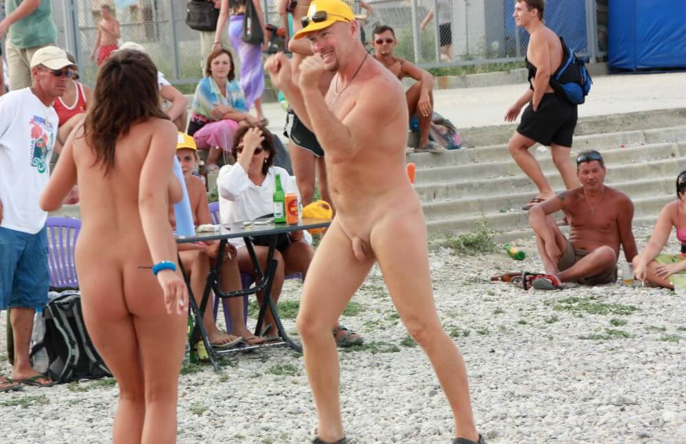 Pics Neptune Beach Cleanup - Happiness is achieved by embracing naturism and nudism in ones life