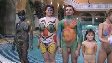 Splashing Water Zone 2 - Events with completely naked people