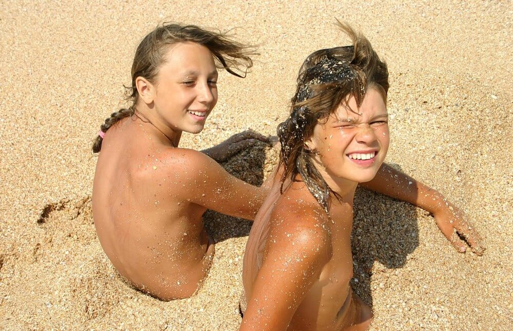 Ocean Beach Relaxing Photo Set - Nudism and naturism are a path to self-acceptance
