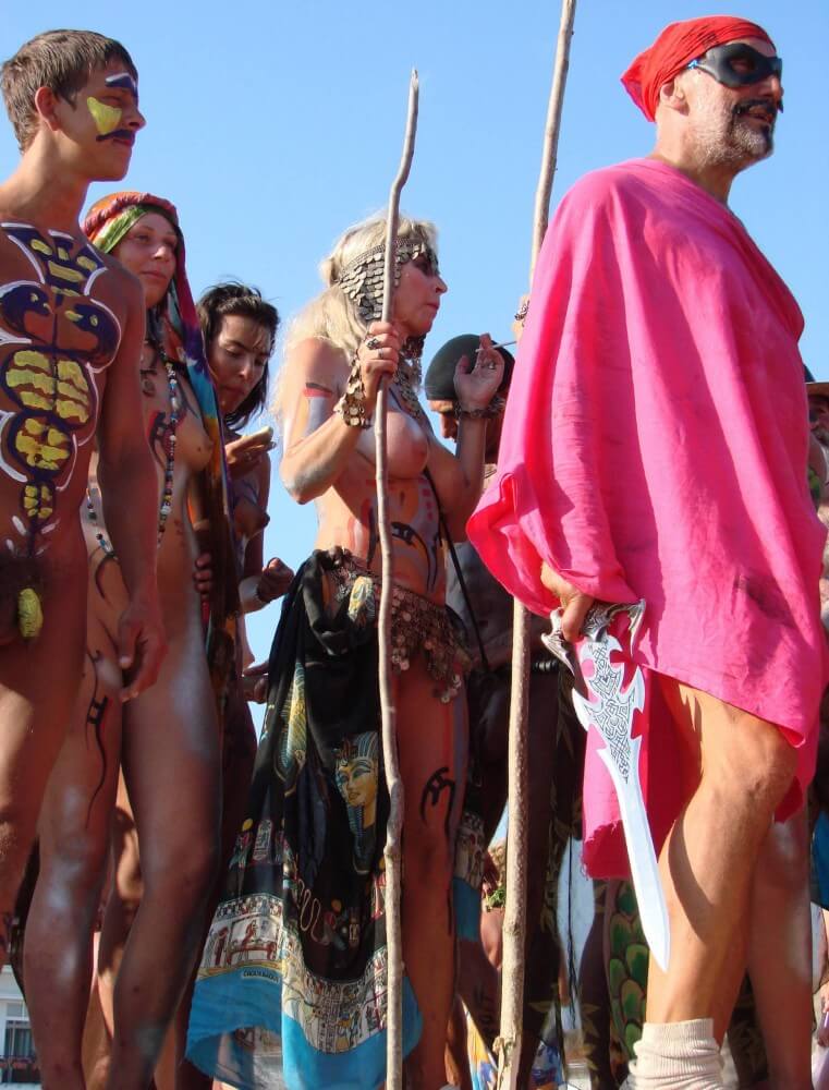 Neptune Day Mountain Top pics - The practice of naturism is a path to inner harmony and peace