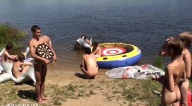 Nude and hot summer day video - Naturists love nature and the environment