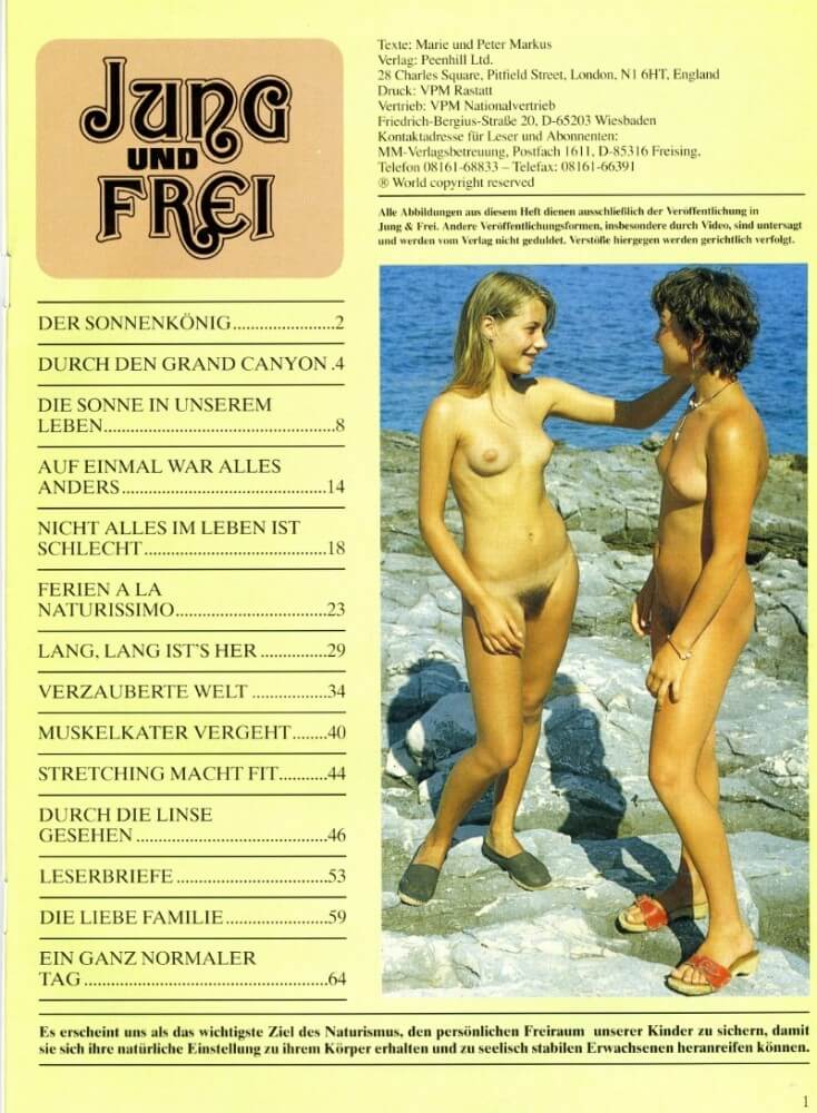 Jung und Frei Nr 76 - Nature fills naturists and nudists with energy and inspiration
