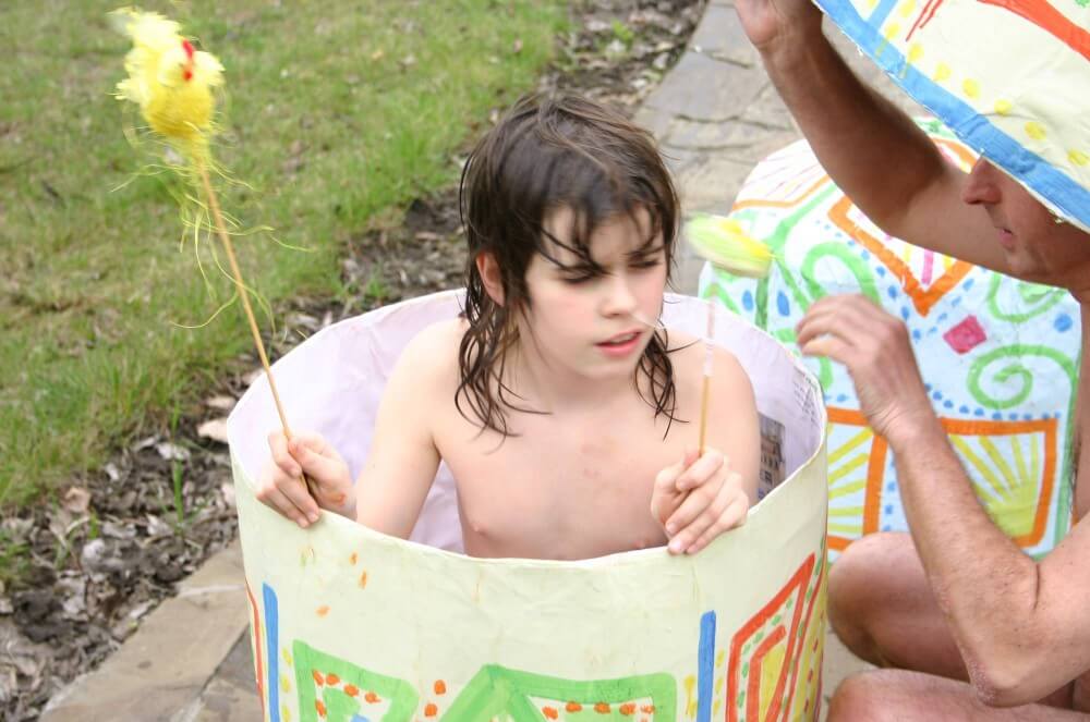 Easter 2X Eggs Outdoors photos - Freedom is part of naturism
