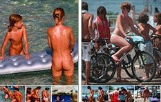 Naturism photo gallery # 12 - Family naturism in European countries