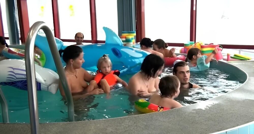 Indoor Swim Exercise - Core values and goals of nudist clubs and organizations