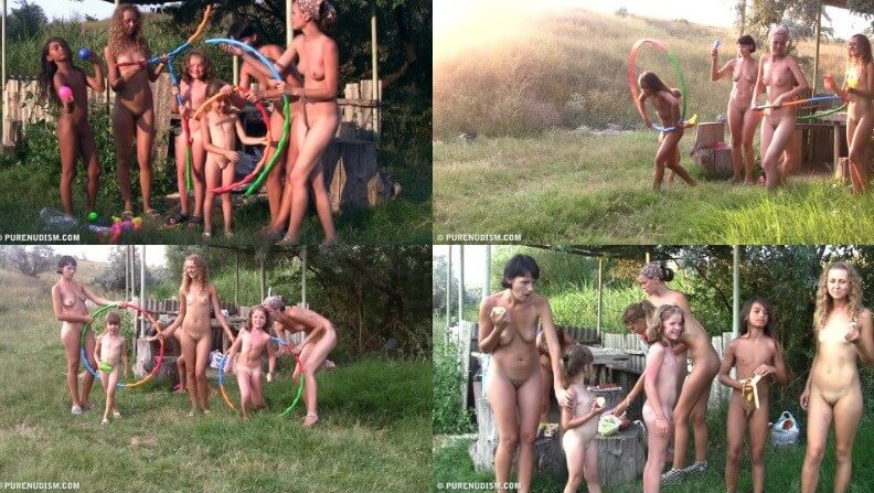 Countryside lounging 2 Full HD video - A Haven for Those Who Wish to Go Naked