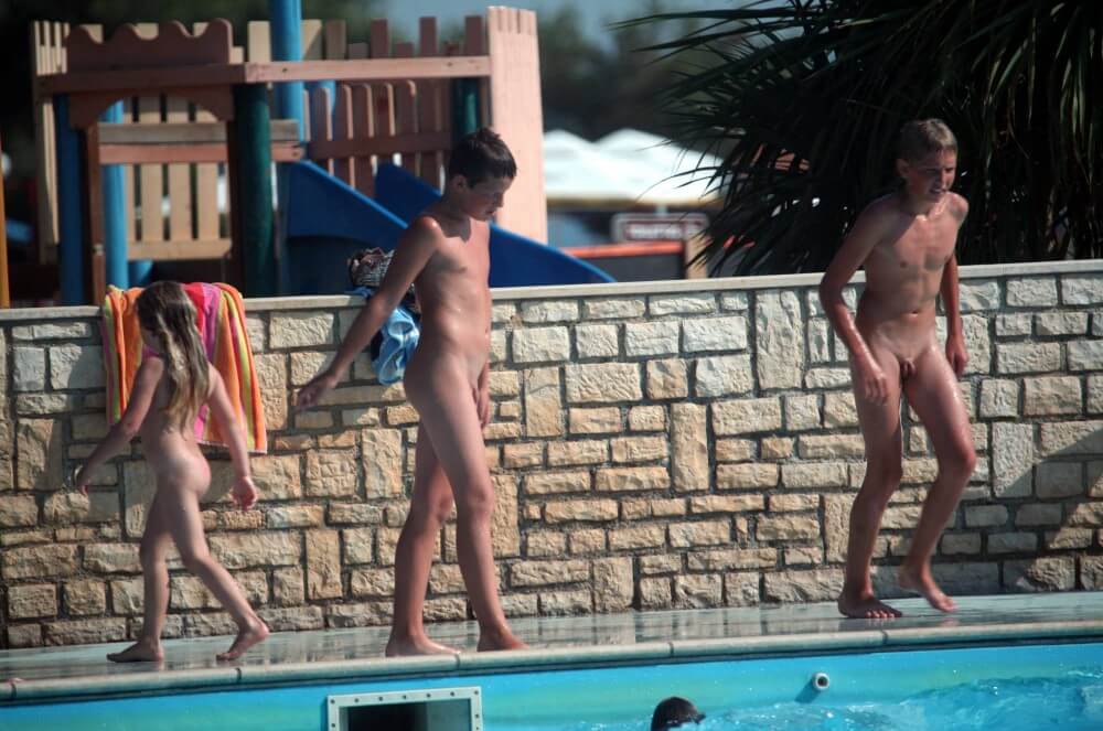 Naturist Pool Assortment photos - Nudism supports freedom of self-expression and individuality