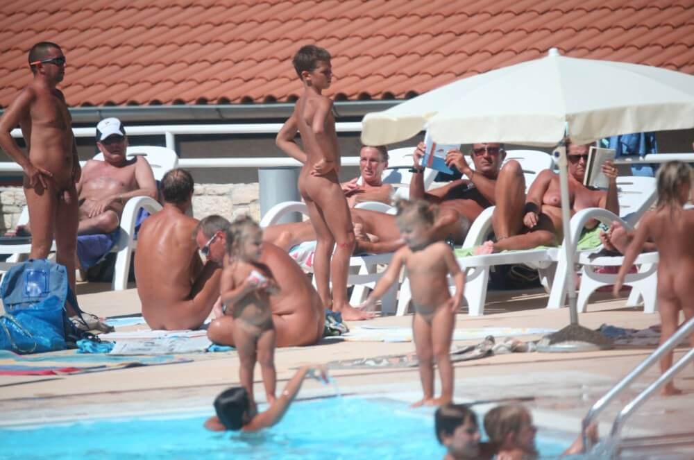Pool Camping Sides gallery - Naturist Club: Exclusive Content