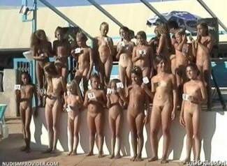 Junior Miss Pageant France video 2 - Ordinary Citizens Consciously Practicing Nudism