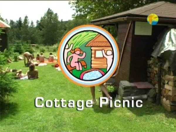 Naturist Freedom: Cottage Picnic DVD - Nudity is perceived as a natural way of life