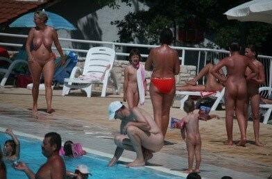 Enjoying The Sunny Pool gallery - A basic understanding of naturism is necessary