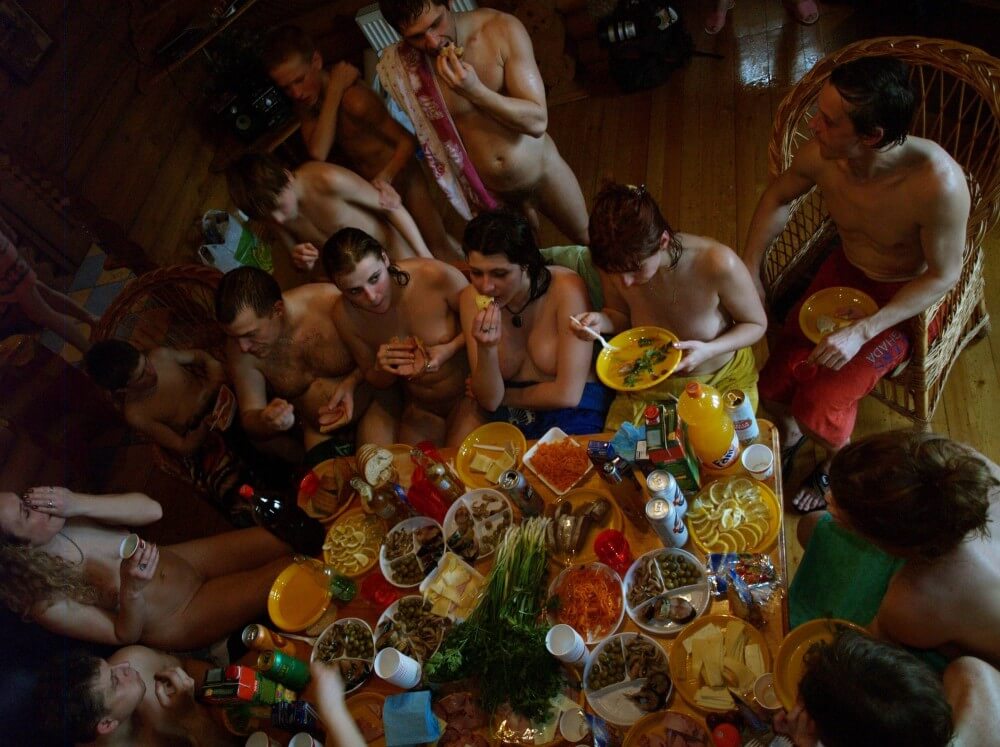Family Valentines Dinning pics - Nudism is an expression of freedom and individuality