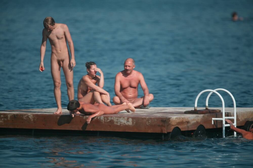 Naturist Family Water Slab pics - Boundaries disappear in the world of naturism and nudism