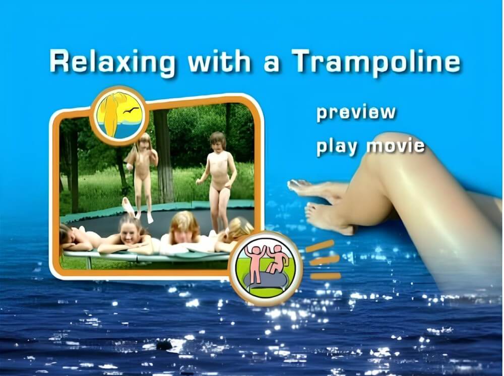 Naturist Freedom: Relaxing with a trampoline DVD - Nature provides energy and inspiration for the practice of naturism and nudism
