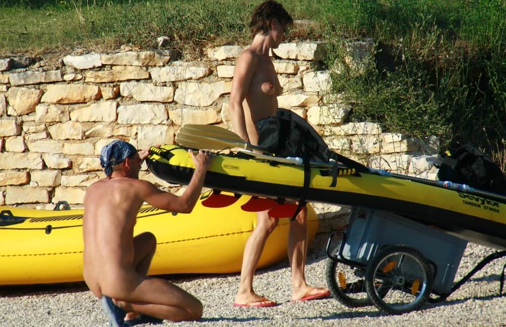 Rafting Team Excursions pics - Delegation of European Nudists