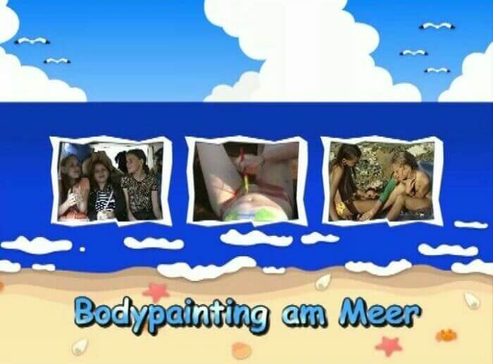 Naturistin: Bodypainting am Meer - Nudism is a way to improve health and boost self-esteem