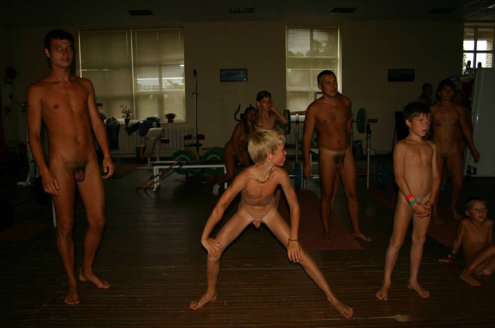Family Gym Nudist Stretch pics - Being oneself and accepting ones body as core principles of naturism and nudism
