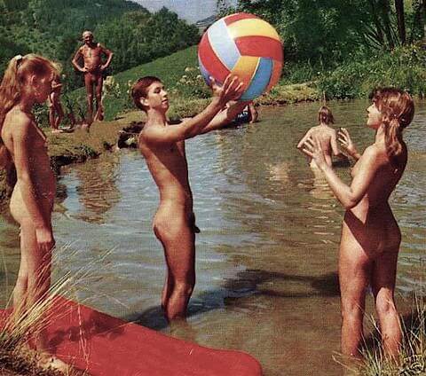 Vintage nudism photos - Peace and tranquility are important values for advocates of naturism and nudism