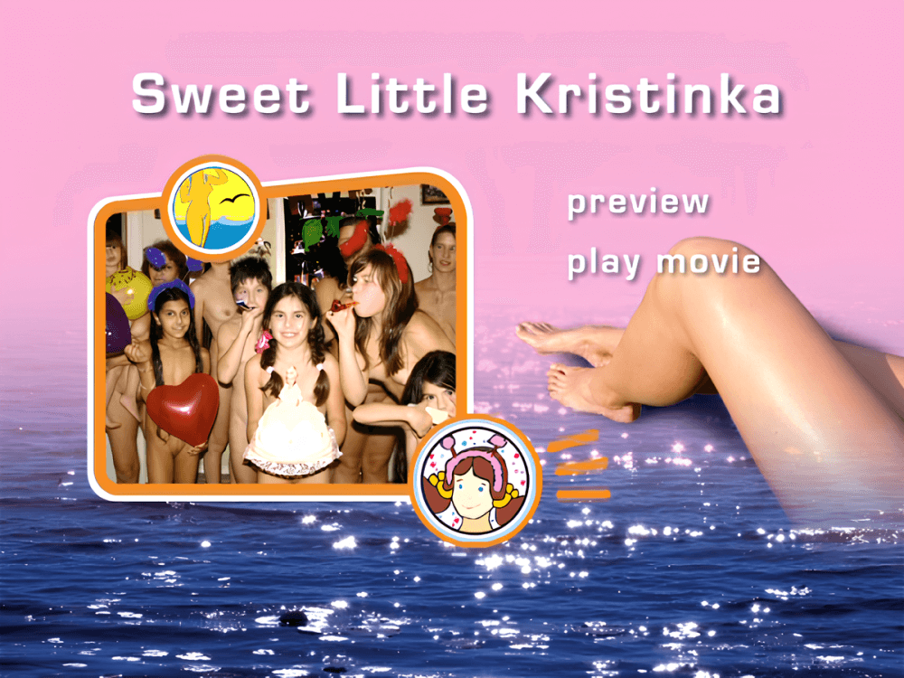 Naturist Freedom: Sweet Little Kristinka  DVD - It is a way to get closer to nature and its rhythms