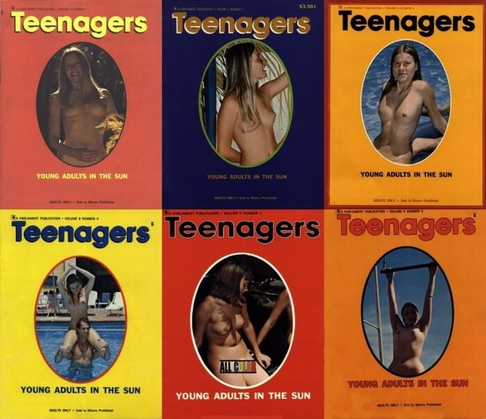 Teenagers magazines: Young adults in the sun - Nudity is an expression of naturalness and sincerity